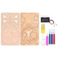 thumbnail image 4 of EOTVIA STEM Education Kits,Solar System Wooden Model,Solar System Wooden Model Sun Earth Moon Astronomy Brick STEM Educational Toy For Puzzle Teaching, 4 of 8