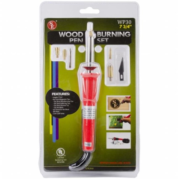 Lacis Woodburning Pen Set-With 6 Assorted Tips - WP30