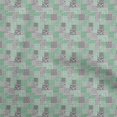 thumbnail image 1 of oneOone Rayon Sea Green Fabric Mix Ikat Craft Projects Decor Fabric Printed By The Yard 56 Inch Wide, 1 of 4