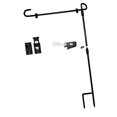 thumbnail image 3 of GROWTH TANK Garden Flag Stand Banner Stand with Spring Stoppers Detachable Flag Pole Outside, 3 of 9