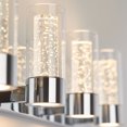 thumbnail image 3 of Artika Ratio Luminaire de Meuble-Lavabo Moderne à DEL, Chrome Poli, 4 Lumières, à Intensité Réglable, 3 of 5