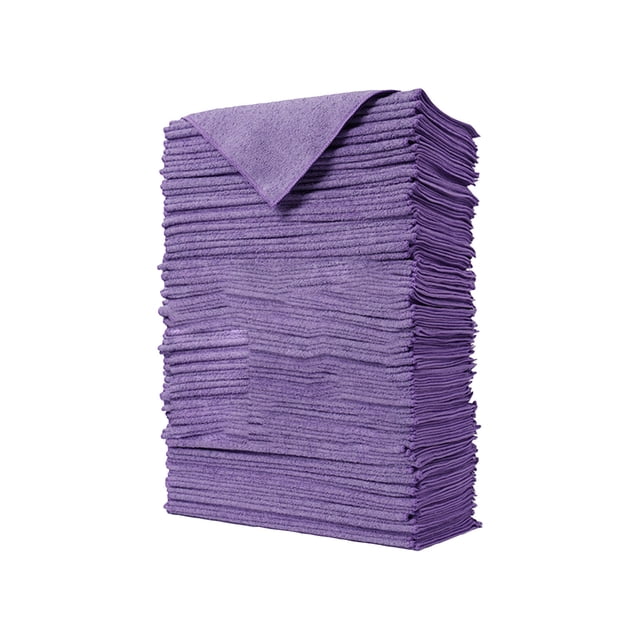 Thick Absorbent Dishcloth - 12x12in Microfiber Cleaning Cloth, Kitchen Scrubber for Countertops, Dishes