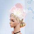 thumbnail image 2 of Bonnet de Fête Fascinator Style Royal Décoratif Beau Rétro Ball Parti Chapeau de Tête Décor, 2 of 5