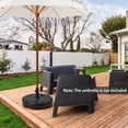 thumbnail image 4 of Costway Base Ronde Remplissable pour Parasol de Patio de 22 Pouces, Support Étanche/sable, Convient aux Perches de 1,5 Pouces et 1,9 Pouces, 4 of 10