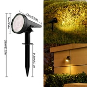 Chmadoxn Garden Light Solar Courtyard Lights Outdoor Waterproof Spotlights Lights Floor Mounted Garden Lights Tree Lights Solar spotlight