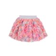 thumbnail image 1 of Girls Skirt Tutu Multicolor 3D Flower Applique Elastic Waist 9-10 Years, 1 of 1