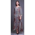 thumbnail image 2 of Bimba Kaftan Floral pour Femmes, Tenue d'Intérieur de Vacances, Robe Maxi, Couvre-Maillot de Plage - 4X-5X, 2 of 5