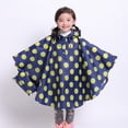 thumbnail image 4 of MIASHUI Poncho de Pluie pour Enfants Réutilisable Imperméable pour Tout-Petits, Jaune, 6-8 Ans, 4 of 7