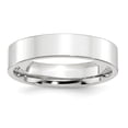 thumbnail image 1 of Bracelet Confort Plat Standard en Or Blanc 10K 5mm Taille 9, 1 of 3