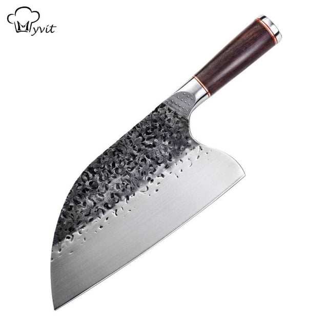 Chef Butcher Knife Handmade Forged Kitchen Knives Chinese Chop Cleaver High Carbon Steel Knife Cooking Tool With Wood Handle