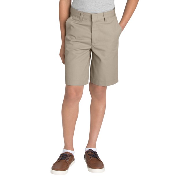 Dickies Shorts Garçon FlexWaist à devant Plat, 8-20, 14, Sable Désert