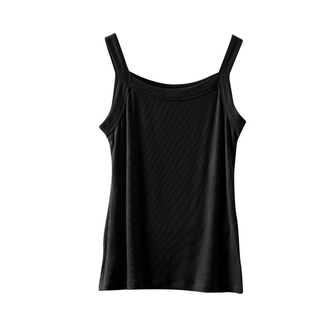 Timegard Hauts pour Femmes Été Camisole Col Rond Sans Manches Confortable Vêtements de Détente T-Shirt Basique Pyjama Décontracté Hauts