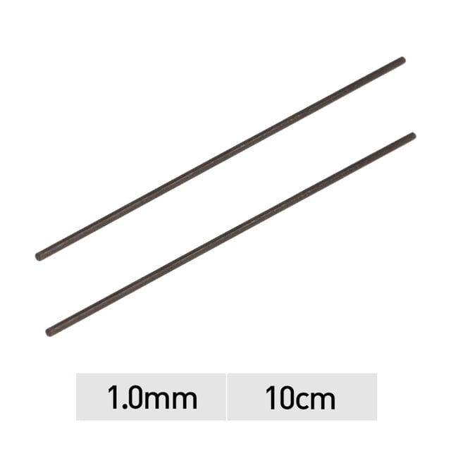 Bgsha Kit de Réparation de Canne à Pêche Bâtons en Fibre 1mm-10mm*10cm pour Canne à Pêche Cassée