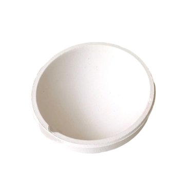 White Melting Crucible, Dish Cup Furnace Casting Torch Melt Refining High 250g