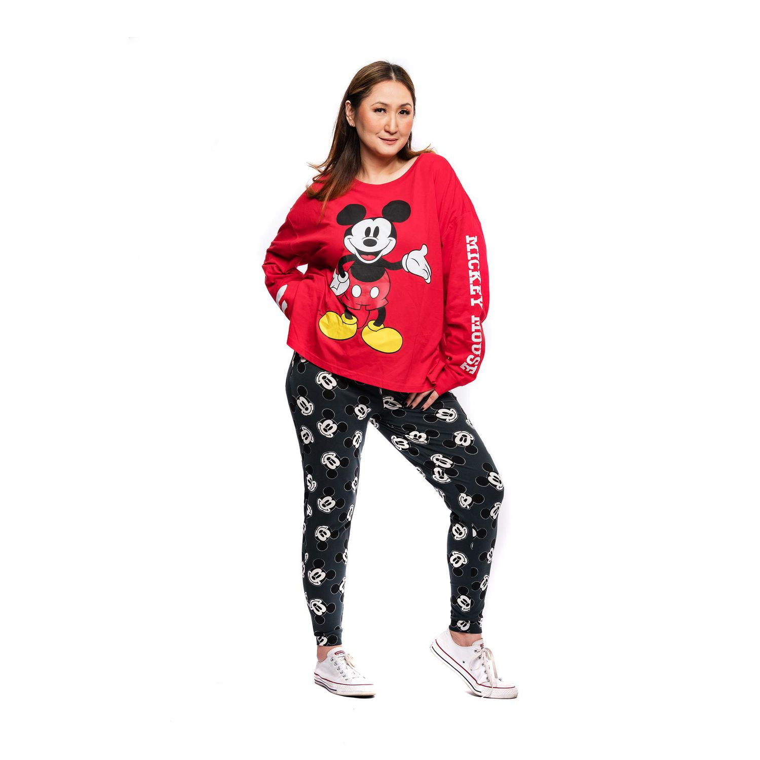 Ladies Plus Disney Mickey Leggings