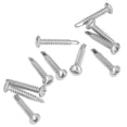 thumbnail image 4 of 100 Pcs Vis Auto-Perçantes Tête Ronde Vis Auto-Taraudantes Acier Inoxydable Entraînement Vis pour Bois M4.2x25 Ensemble de Fixations Kit, 4 of 8