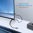 thumbnail image 2 of OULII Cordon d'Extension USB Transfert de Données Aluminium PVC Cuivre 1 Ensemble Couleur Assortie pour Lecteur DVD, 2 of 6