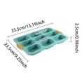 thumbnail image 2 of Non-Stick Silicone Baking 9 Cavity Oval Pan for Homemade Bread Loaves and Creation, 2 of 4