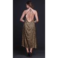 thumbnail image 4 of Bimba Robe Décontractée en Peau d'Animal Longue Dos Nu à Col Licou pour Femmes, Robe de Plage Imprimée - XX-Grand, 4 of 6