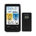 thumbnail image 1 of Meterk Lcd Station Météo Réveil avec Snooze Numérique Intérieur Température Extérieure Humidité Moniteur Thermohygromètre avec Rétro-Éclairage / Date / Semaine / Phase de Lune / Niveau de Confort / Fonction d'Alarme pour Hom, 1 of 7