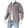 thumbnail image 2 of LOVZFMLL Jackets for Men Man Winter Long Sleeve Button Pockets Turn-down Collar Jacket Coat, 2 of 6