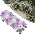thumbnail image 4 of Baohd Chemin de Table Panneau de Fleurs Roses pour Mariage Violet et Blanc, 4 of 7