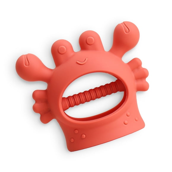 Itzy Ritzy Bitzy Grip Crab Infant Baby Teether for Babies 3 Months and up