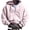 Pink, variant on Ediodpoh Men's Hoodies & Sweatshirts Full Zip Pullover Long Sleeve Sweatshirt for Men with Convenient Pocket Design Mens Hoodie Pink M