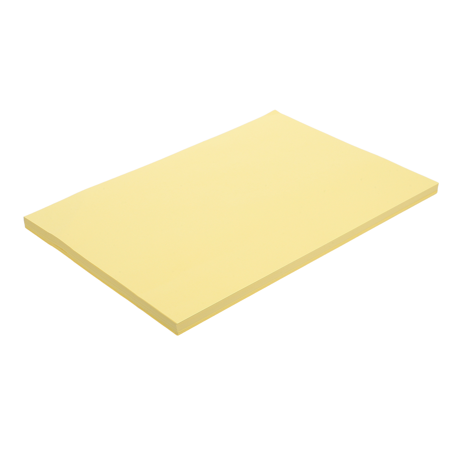 SOPOTUTU 200Pcs Light Yellow Office Copy Paper Smooth Texture Soft Color for Vivid Color Printing