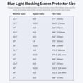 thumbnail image 5 of Blocking Blue Light Blocking Screen Protector High Transmittance/Anti UV&Glare Blue Light Filter for 23.8'' Monitor with 16:9 Aspect Ratio, 5 of 5