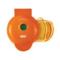thumbnail image 1 of DASH DMWP001OR Mini Maker for Individual Waffles, Hash Browns, Keto Chaffles with Easy to Clean, Non-Stick Surfaces, 4 Inch, Orange Pumpkin, 1 of 4