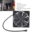 thumbnail image 3 of 2 Wire Smoker Fan, Charcoal Grill Fan Direct Plug In 12038 IP55 Rating Wide Compatibility  for Picnic Barbecue, 3 of 7