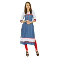 thumbnail image 1 of Phagun Kurta Bollywood Indienne de Designer pour Femmes Kurti Ethnique Tunique en Coton Robe, 1 of 1