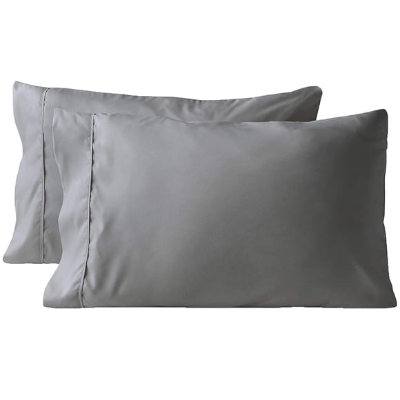 Pillow for Cozy Sleep 18 Microfiber Set with Zipper Standard Size 2-Pack for Comfort and Easy Care