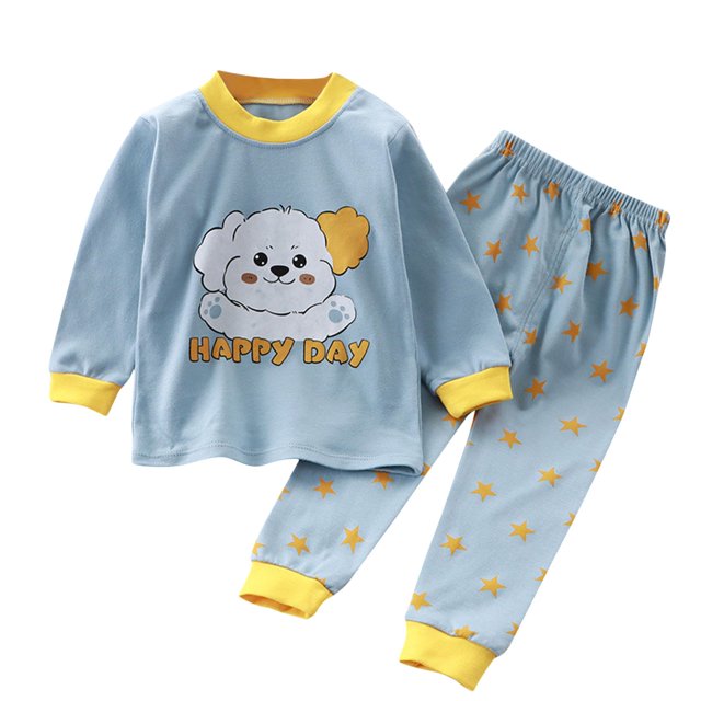 Pisexur Tenue d'Automne pour Bébé Fille Garçon, Ensemble de Pyjama pour Tout-Petits Garçons Filles, Mode Décontractée, Floral, Col Rond, Manches Longues, Chandail à Enfiler et Pantalon, Tenue de Nuit, Ensemble 2 Pcs pour Enfants, 3 Mois à 6 Ans