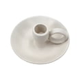 thumbnail image 3 of Mainstays White Ceramic Taper Candle Holder, 3 of 6