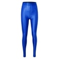 thumbnail image 1 of Choomomo Leggings Moulants de Performance pour Femmes, Extensibles, Brillants, Sport, Hip-Hop, Rave, Rue, Danse Moderne, Bleu Royal, TG, 1 of 8
