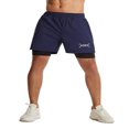 thumbnail image 1 of Men‘s 2 in 1 Double Layer Running Shorts Quick Dry Gym Training Sport Short with Phone Pockets, 1 of 6