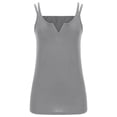 thumbnail image 3 of XZNGL Débardeurs Amples pour Femmes Femmes Décontracté Sans Manches Col en V Ample Uni Chandail Blouse Mode Débardeurs Débardeurs Amples pour Femmes Débardeurs pour Femmes Robe Débardeur Mode pour Femmes, 3 of 7