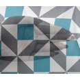 thumbnail image 4 of oneOone Viscose Chiffon Fabric Triangle|Parallelogram & Square Geometric Printed Craft Fabric BTY 42 Inch Wide, 4 of 4