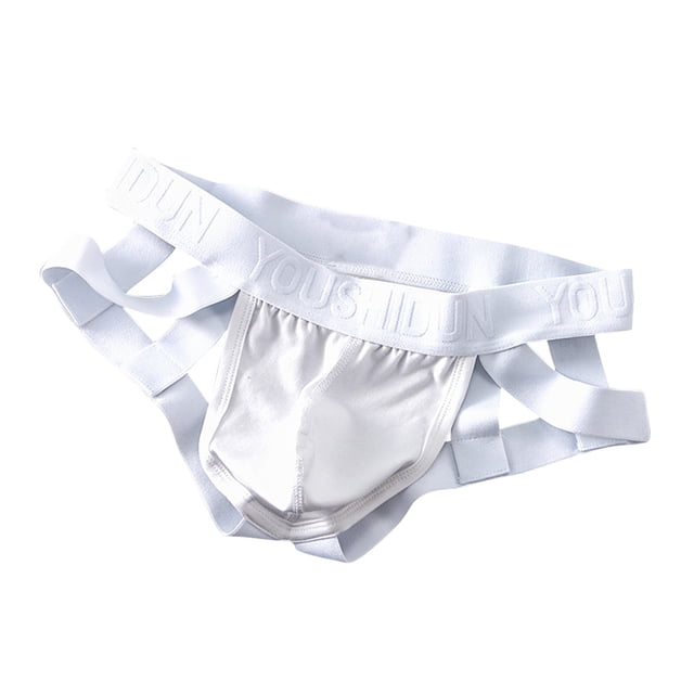 Sous-vêtements pour Hommes Aguichant Hommes Décontractés Design Ajouré Aguichant String Double Culottes Rehausse-Fesses Taille Basse sous-Vêtements Pantalons