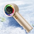 thumbnail image 4 of Portable Handheld Fan, Powerful Hand Held Mini Fan, New High-speed Refrigeration Fan Handheld USB Brushless Intelligent Digital Display 100 Mini Portable Fan, 4 of 5