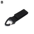 thumbnail image 1 of Outdoor Tactical Nylon Webbing Keychain Backpack Clasp Buckle Hook L4A0, 1 of 9