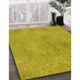 thumbnail image 3 of Ahgly Company Tapis d'Intérieur Lavable en Machine Carré Transitionnel Brun Doré Foncé, 5 Pieds Carré, 3 of 7