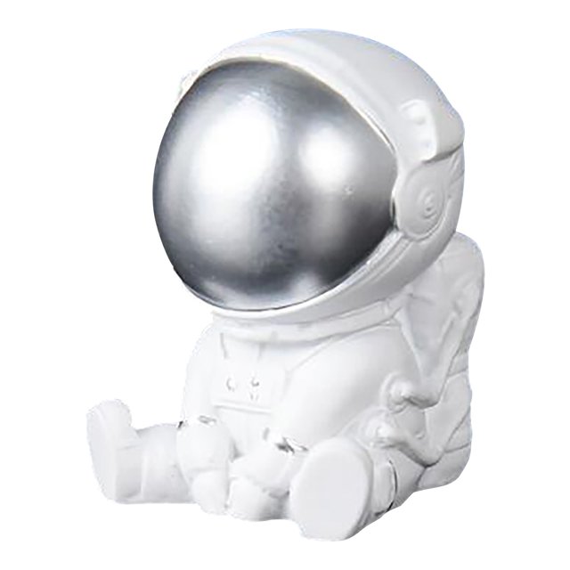 XZNGL Bird Cage Resin Astronaut Decoration Desk Soft Decoration Studio Bookcase Birthday Gift