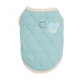 thumbnail image 2 of CBFFDC Exquisite Workmanship Pet Clothing Cozy Korean Style Pet Clothes Thickened 2 leg Button Closing Comfortable to Wear with Traction Rope, 2 of 7