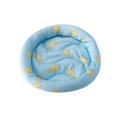 thumbnail image 4 of Small Pet Sleeping Pad Hamster Bed Pad Cushion Pad Small Pet Bed Mattres Round Rabbit Mat Guinea Pig Mat for Squirrel Ferret Hedgehog Chinchilla Blue L, 4 of 8