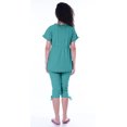 thumbnail image 2 of Moomaya Ensemble de Nuit pour Femmes Capri en Coton Vêtements de Nuit 2 Pcs Chemises de Nuit, 2 of 5