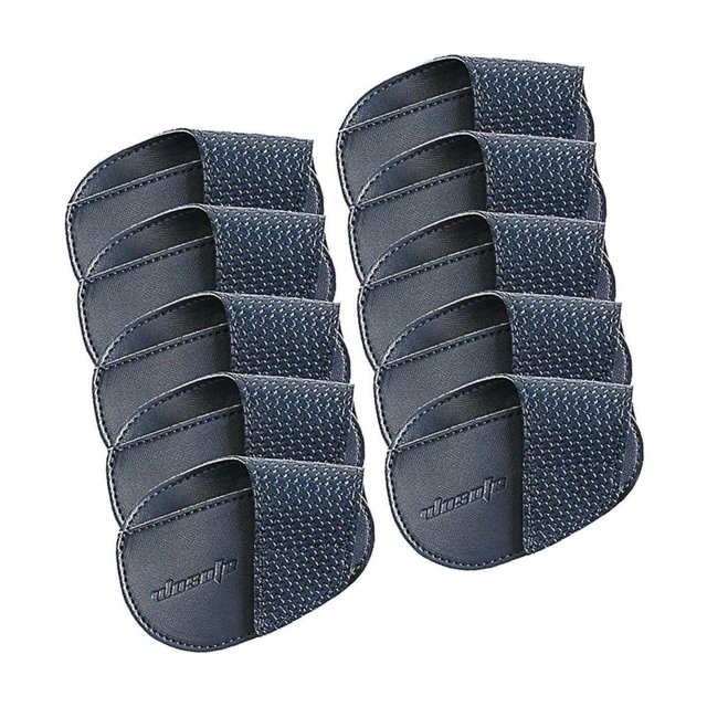 fastboy Golf Head Covers PU Portable Protector for Athlete Travel Golf Training Deep Blue Large