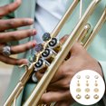 thumbnail image 4 of MasteelfCA Boutons de Trompette Boucles Bouton Piston Boutons Pressions Accessoires d'Instruments de Musique, 4 of 9